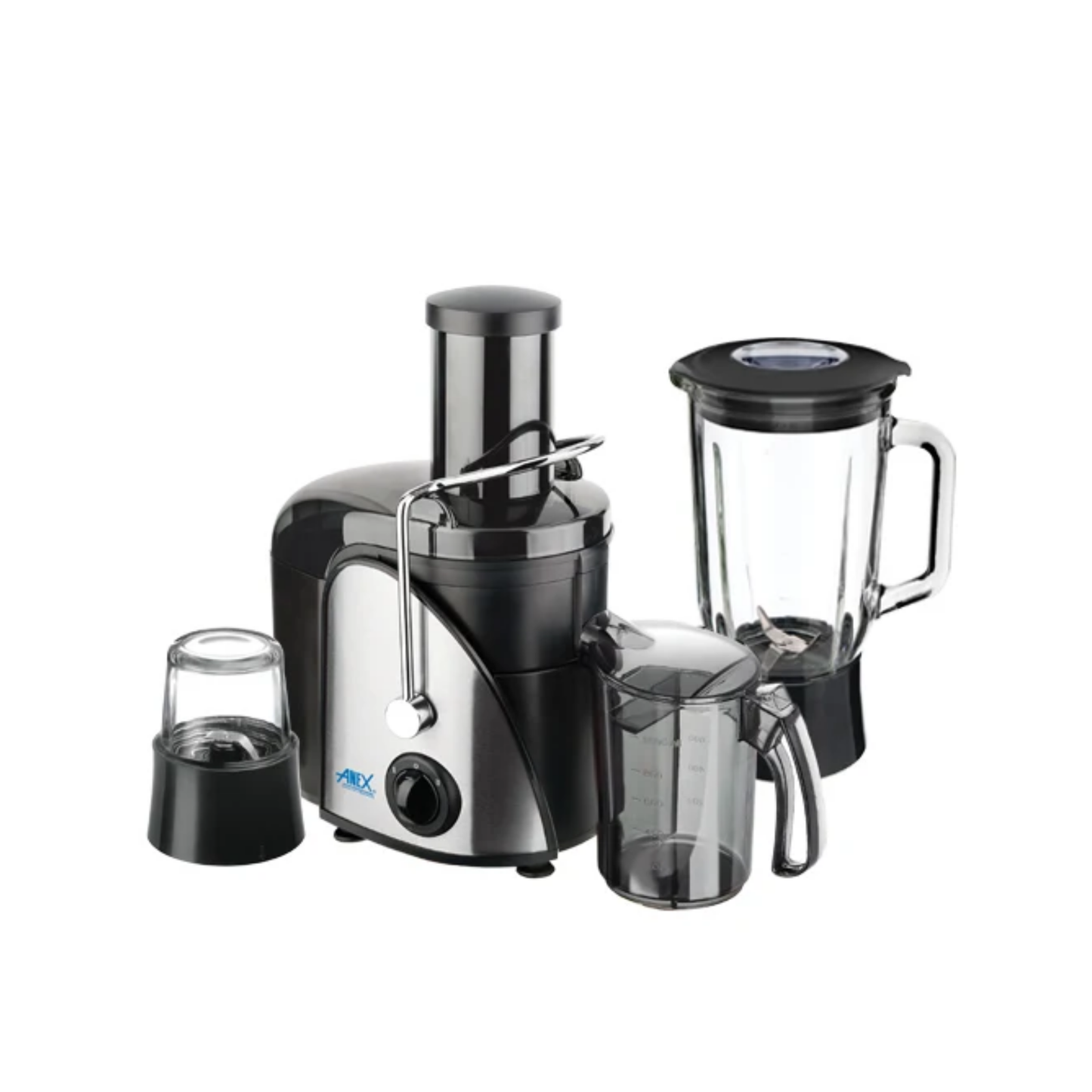 Anex AG-181GL Deluxe 3-in-1 Juicer Blender Grinder – 600W