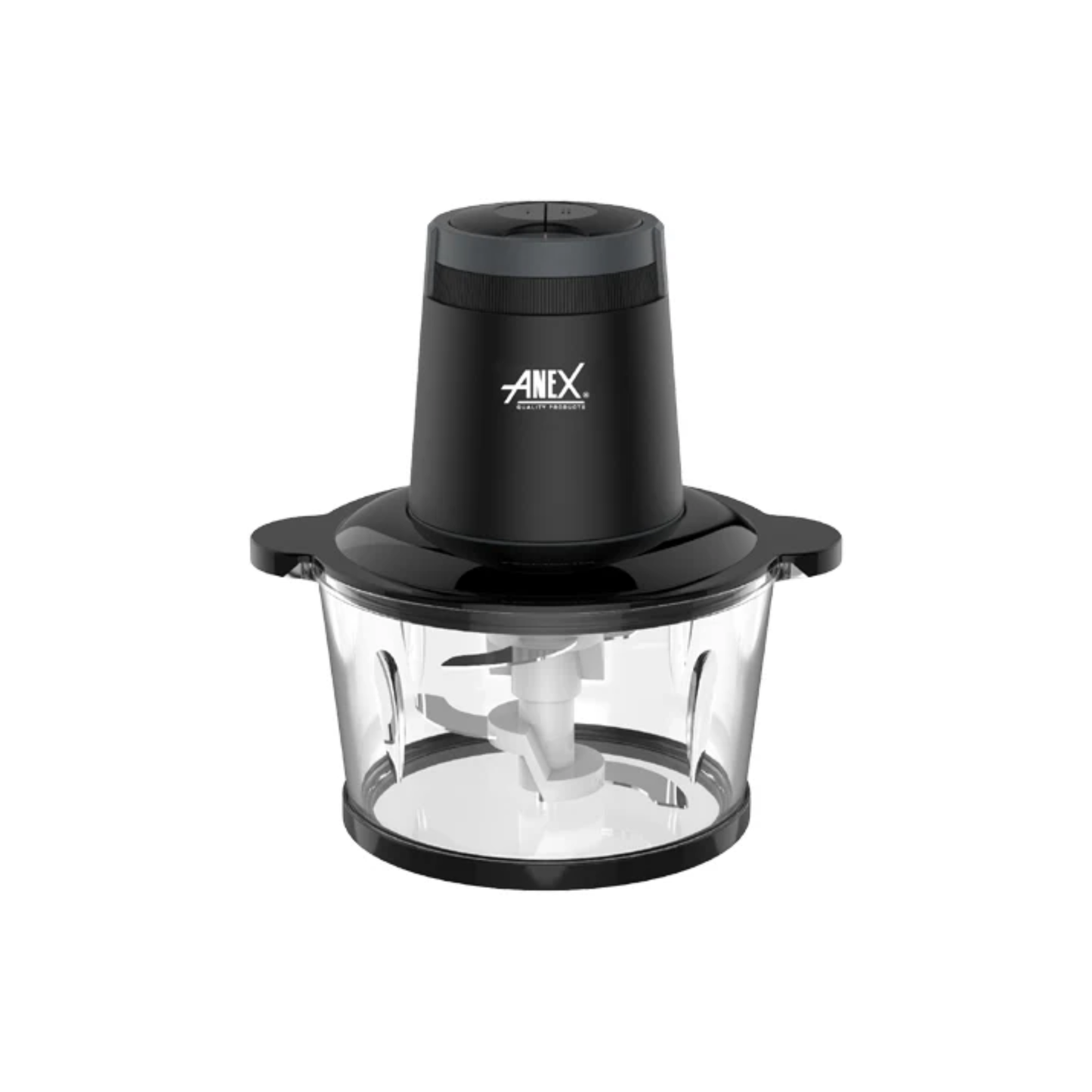Anex AG-3055 Deluxe Chopper – 300W, Glass Bowl, Copper Motor & Stainless Steel Blade