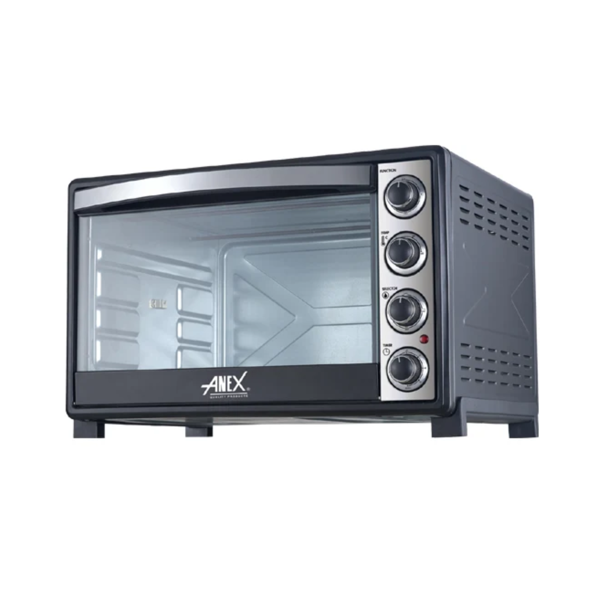 Anex AG-3079 Deluxe Oven Toaster with Convection Fan – 2200W, 60L Capacity, Rotisserie & 120-Minute Timer