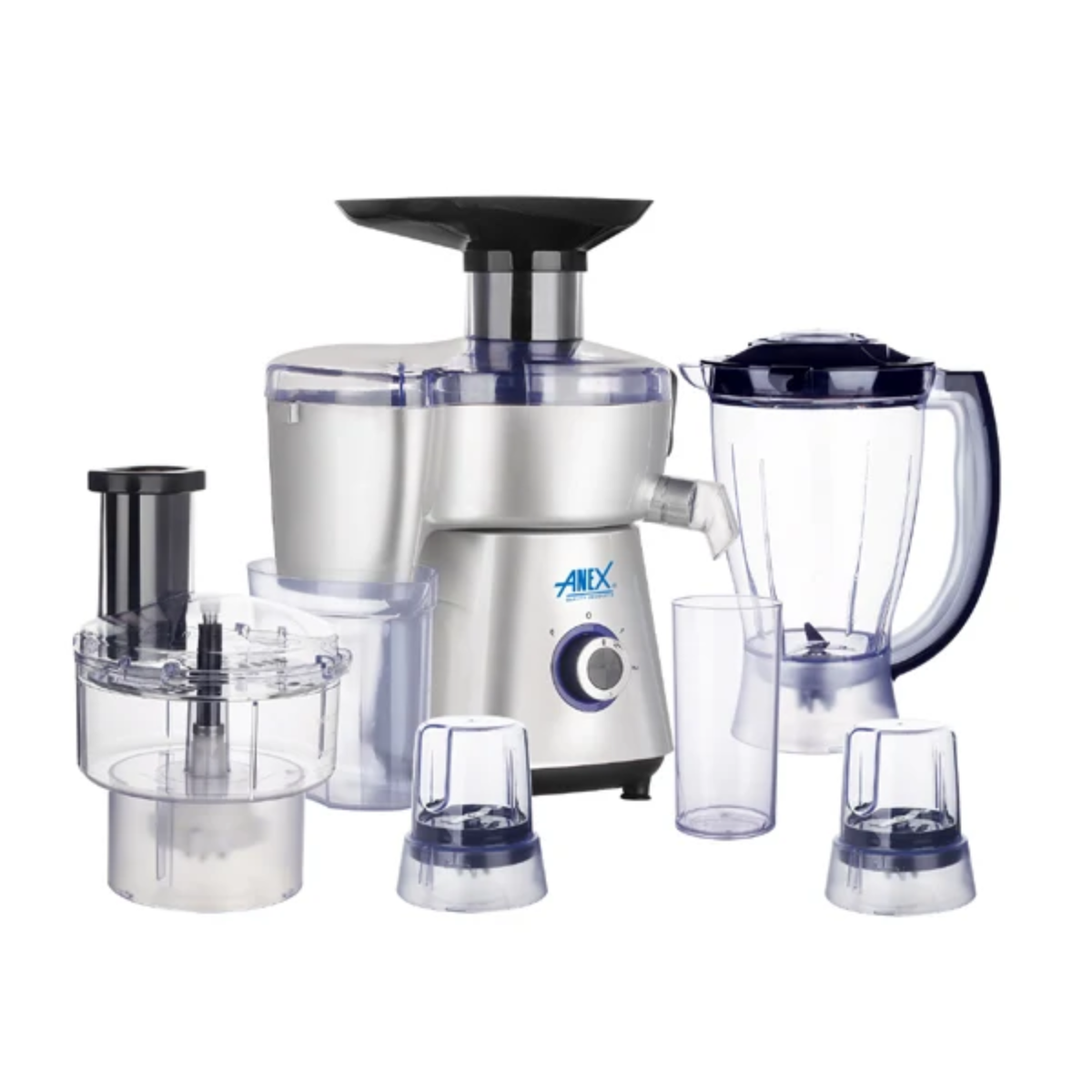 Anex AG-2150EX Deluxe Kitchen Robot – 450W, 2 Speed + Pulse & Multi-Function Food Processor