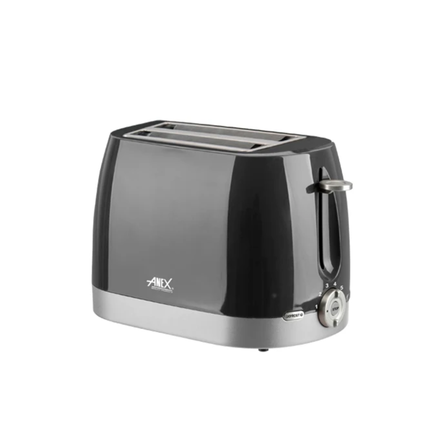 Anex AG-3018 Deluxe 2-Slice Toaster – 730–870W, Electronic Browning Control & Bun Warmer