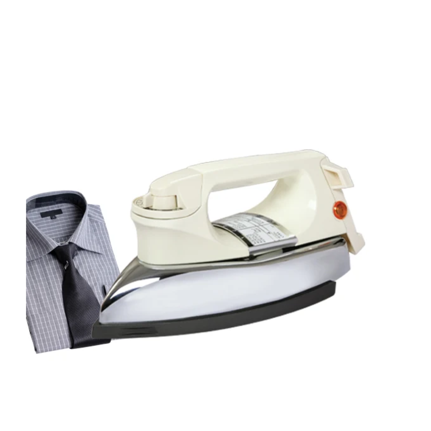 Anex AG-1076B Deluxe Heavy-Weight Dry Iron – 1000W, Non-Stick Soleplate & Adjustable Thermostat