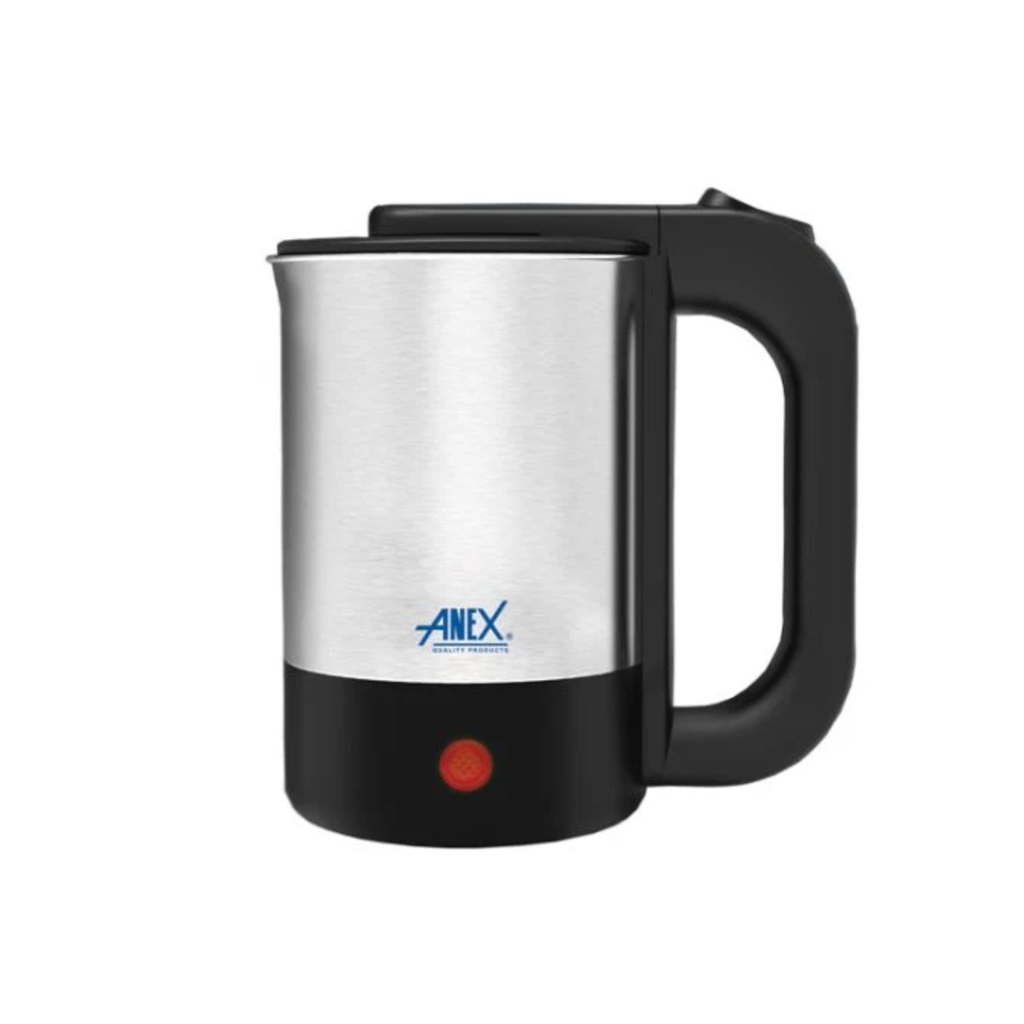 Anex AG-4052 Deluxe Travel Electric Kettle – 0.5L Stainless Steel, 1350W