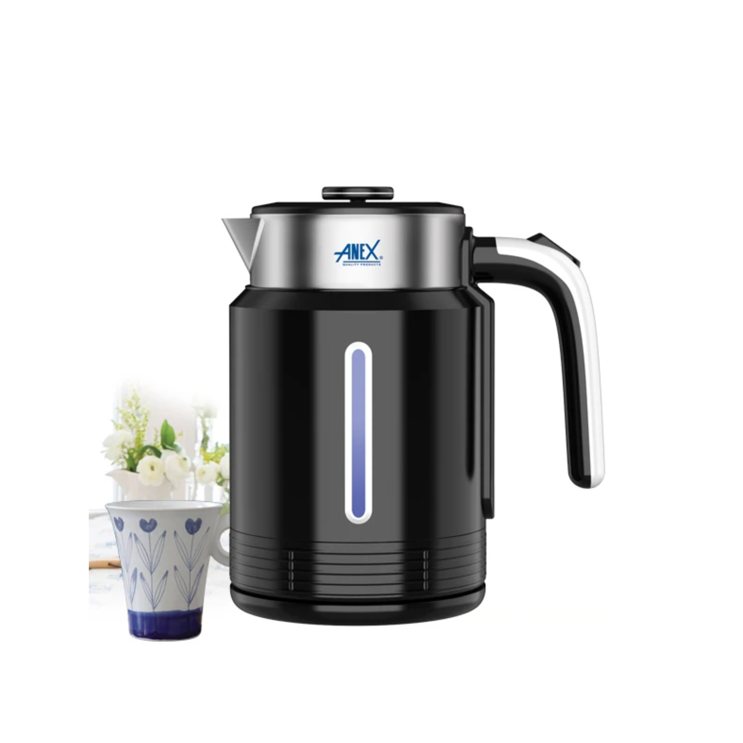 Anex AG-4064 Deluxe Electric Kettle – 1.8L, 1500W Stainless Steel & Plastic Body