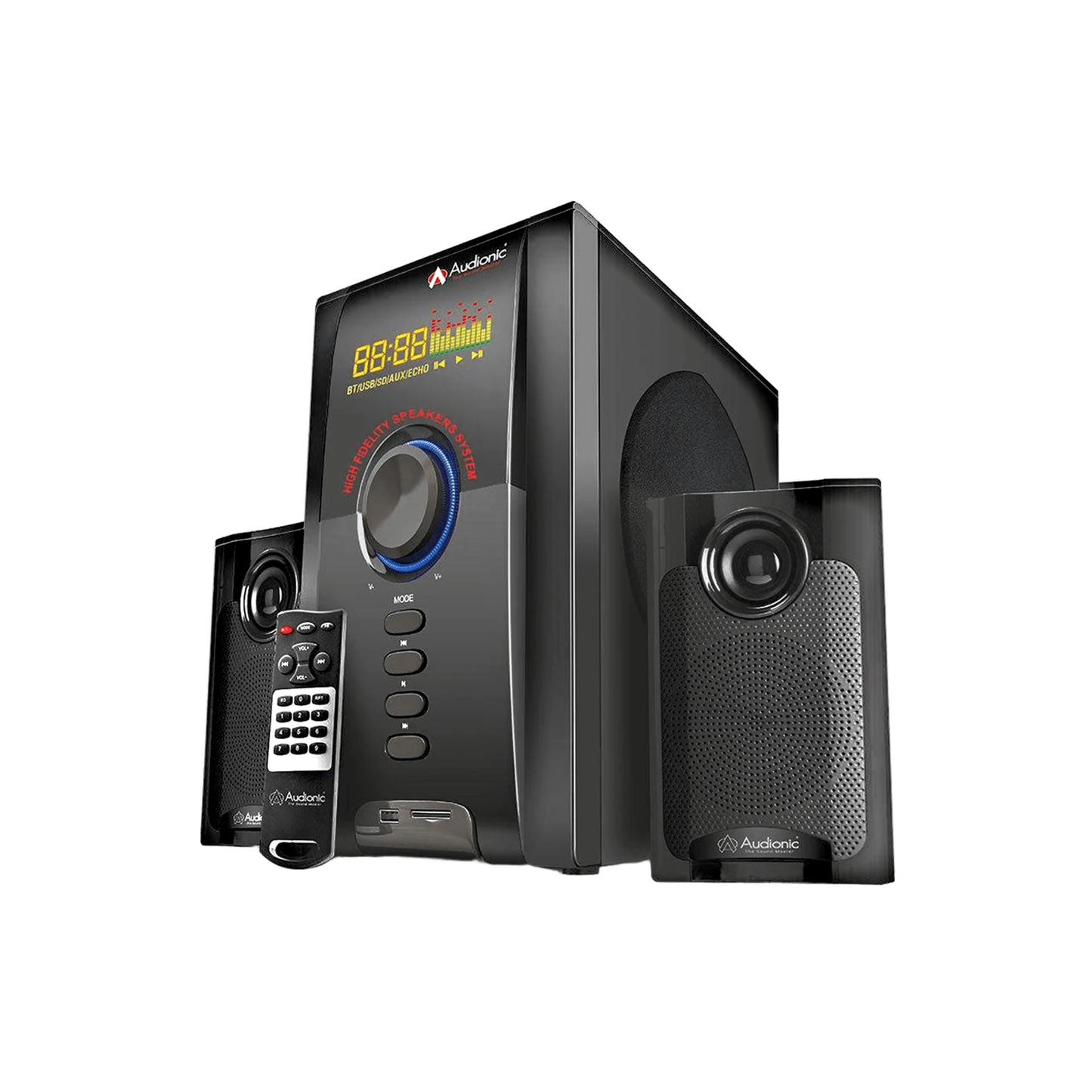 Audionic Max 550 BT Plus 2.1 Channel Multimedia Speaker