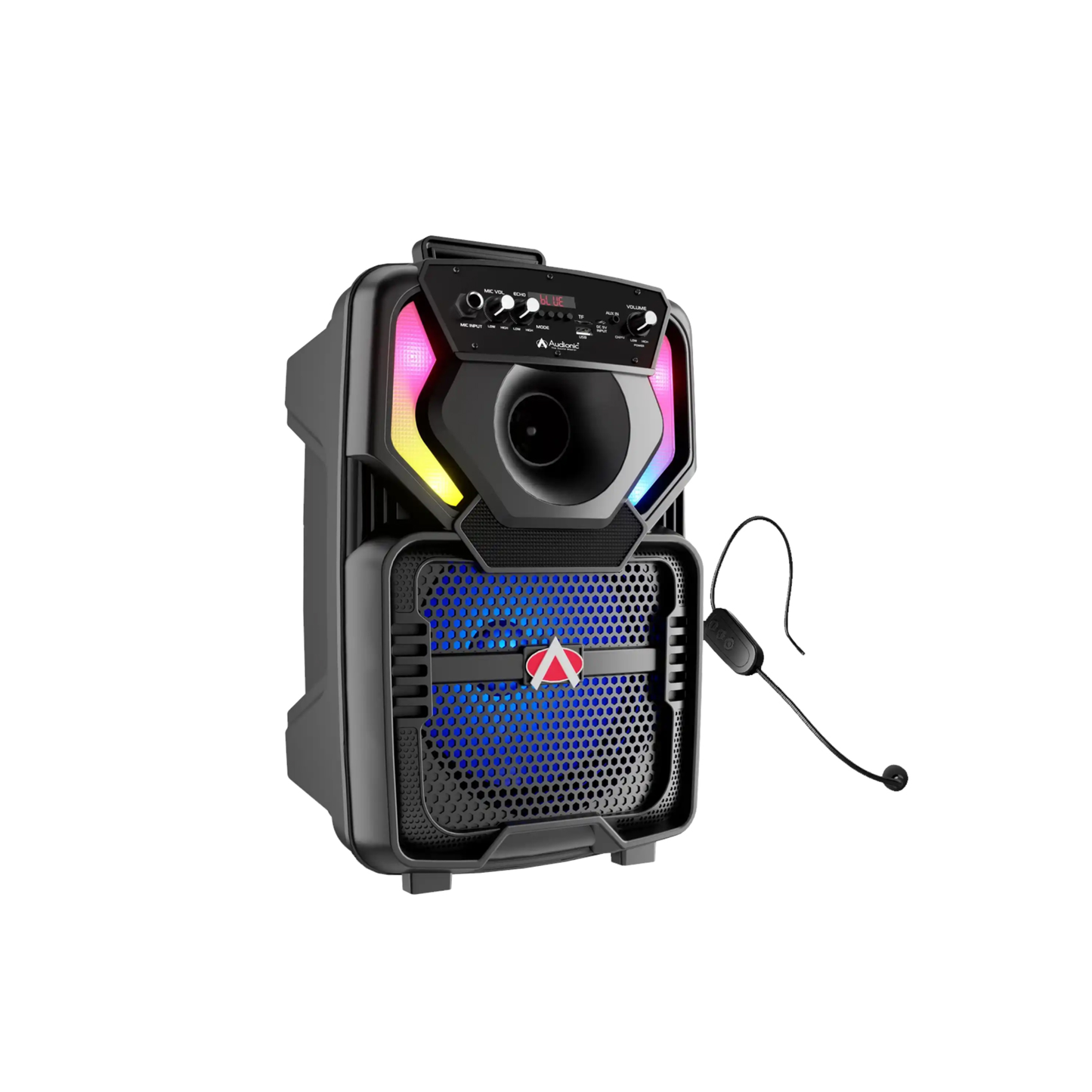 Audionic Iqra Q-30 8" Bluetooth Speaker with Wireless Headgear Mic