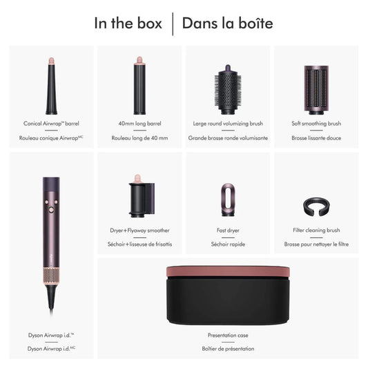 Dyson Airwrap Jasper Plum Multi-Function Hair Styling Tool with Sleek Glossy Finish