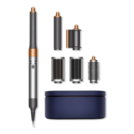 Dyson Airwrap Multi-Styler and Dryer Complete Long with Presentation Case Nickel and Copper