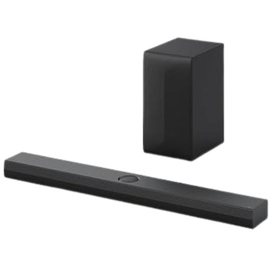LG S70TY Soundbar with Wireless Subwoofer included for deep and punchy bass