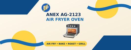 Anex AG-2123 air fryer oven guide by ElectroPlanet