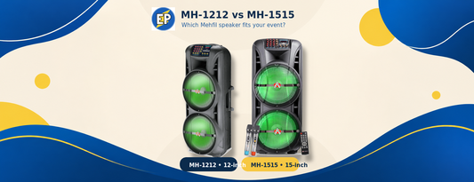 Audionic Mehfil MH-1212 Advance and MH-1515 Advance tower speakers compared by ElectroPlanet
