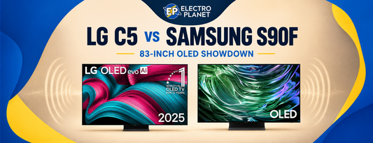 LG OLED83C5PSA versus Samsung QA83S90FAES 83-inch OLED TV comparison