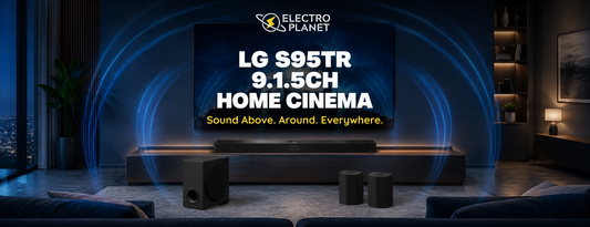 LG S95TR 9.1.5-channel home cinema soundbar with wireless subwoofer and rear speakers