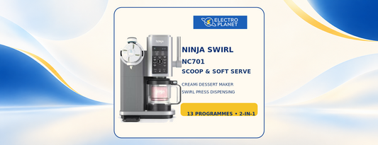 Ninja Swirl by CREAMi NC701 scoop and soft serve dessert maker guide