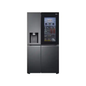 LG InstaView GR-X29FFBRB Side-by-Side 4-Door Refrigerator with Inverter Linear Cooling