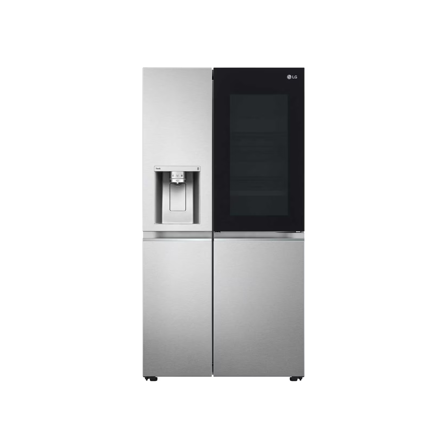 LG InstaView GCX257CSW Side-by-Side Refrigerator (674L, Inverter Linear Cooling)