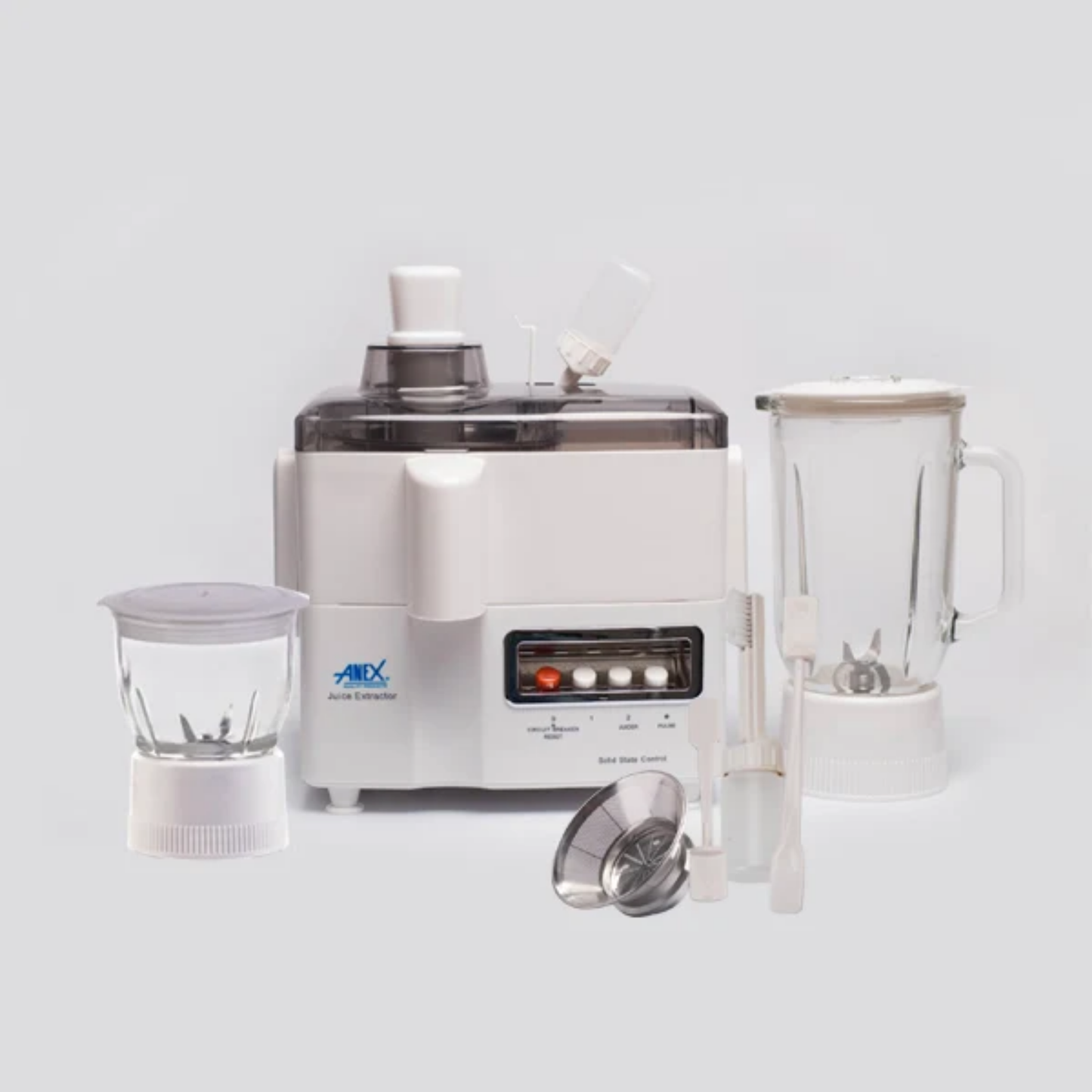 Anex AG-182GL Deluxe Juicer Blender Grinder – 600W, 1000ml Glass