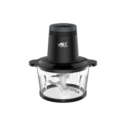 Anex AG-3055 Deluxe Chopper – 300W, Glass Bowl, Copper Motor & Stainless Steel Blade