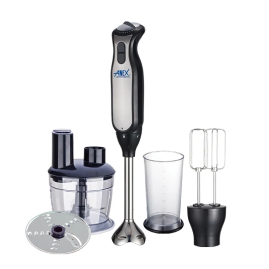 Anex AG-130 Deluxe Hand Blender – 800W, Variable Speed, Stainless Steel Stem & Beater