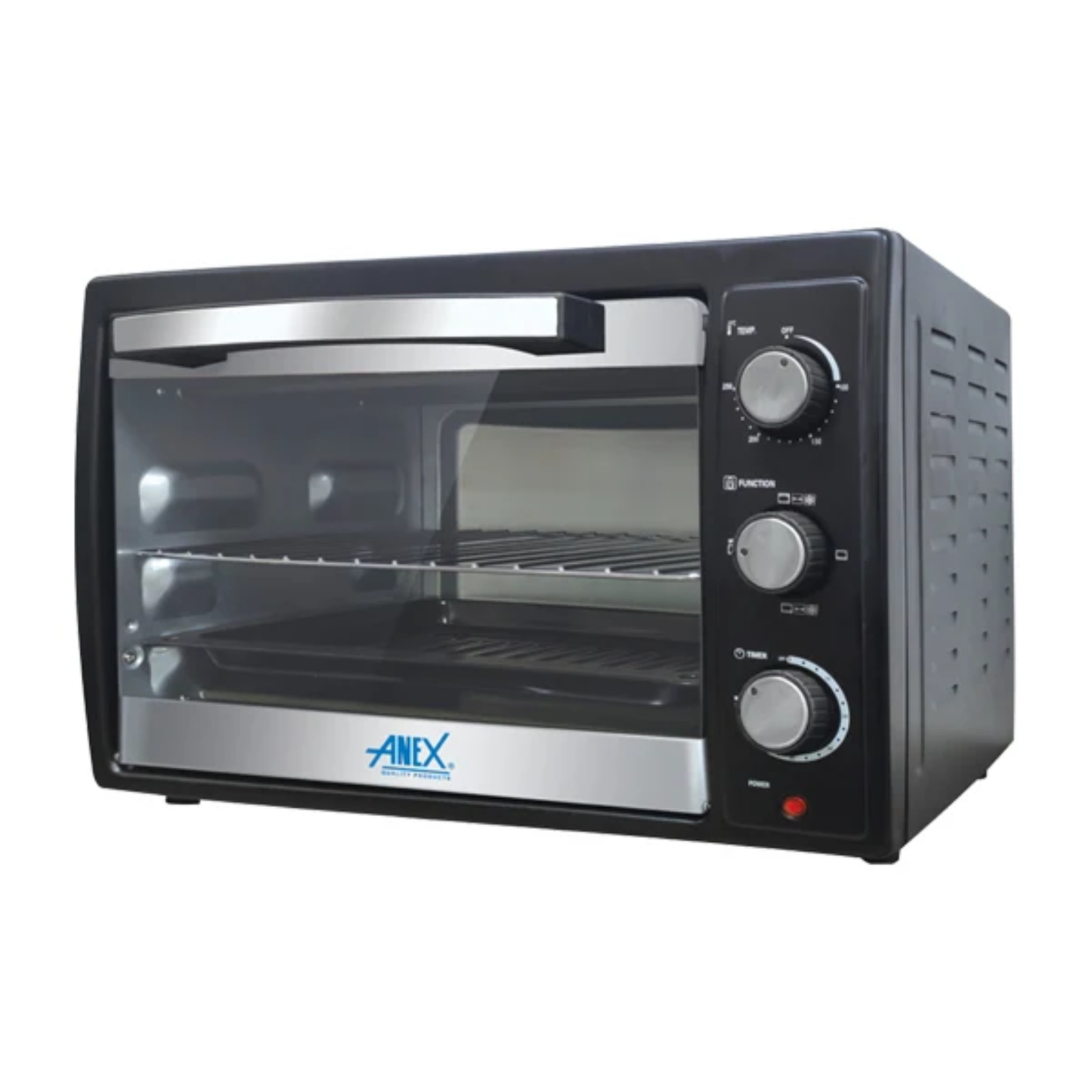 Anex AG-1070 Deluxe Oven Toaster – 1500W, 30L Capacity, 100–250°C Thermostat & 60-Minute Timer