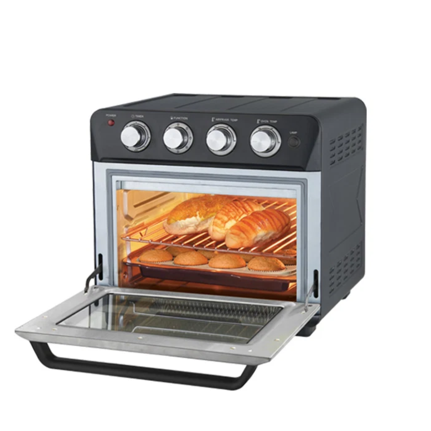 Anex AG-2123 Deluxe Air Fryer Oven – 1200W, 23L Capacity, 360° Air Circulation & 120-Minute Timer