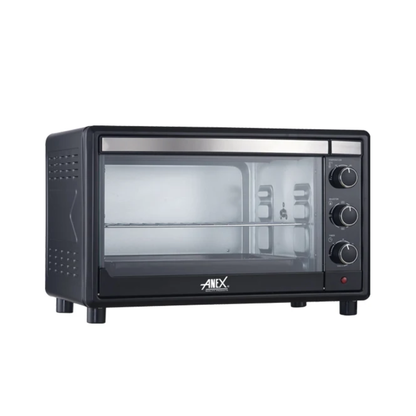 Anex AG-3067 Deluxe Oven Toaster – 1600W, 32L Capacity, Rotisserie, Inner Lamp & 60-Minute Timer