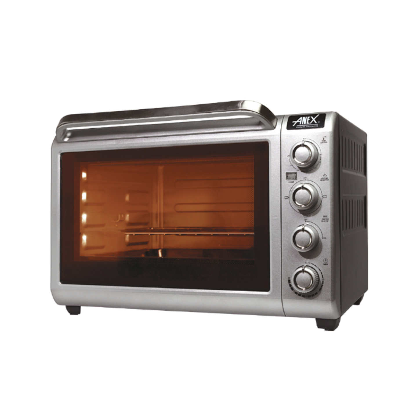 Anex AG-3071 Deluxe Oven Toaster – 1600W, 38L Capacity, 0–250°C Thermostat & 60-Minute Timer