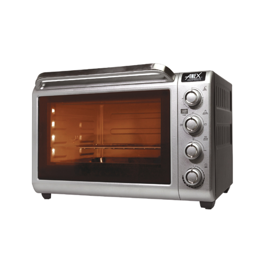 Anex AG-3072 Deluxe Oven Toaster with Convection Fan – 2000W, 0–230°C Thermostat & 120-Minute Timer