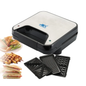 Anex AG-2047 Deluxe 3-in-1 Sandwich Maker – 750W, Detachable Plates & Auto Temperature Control