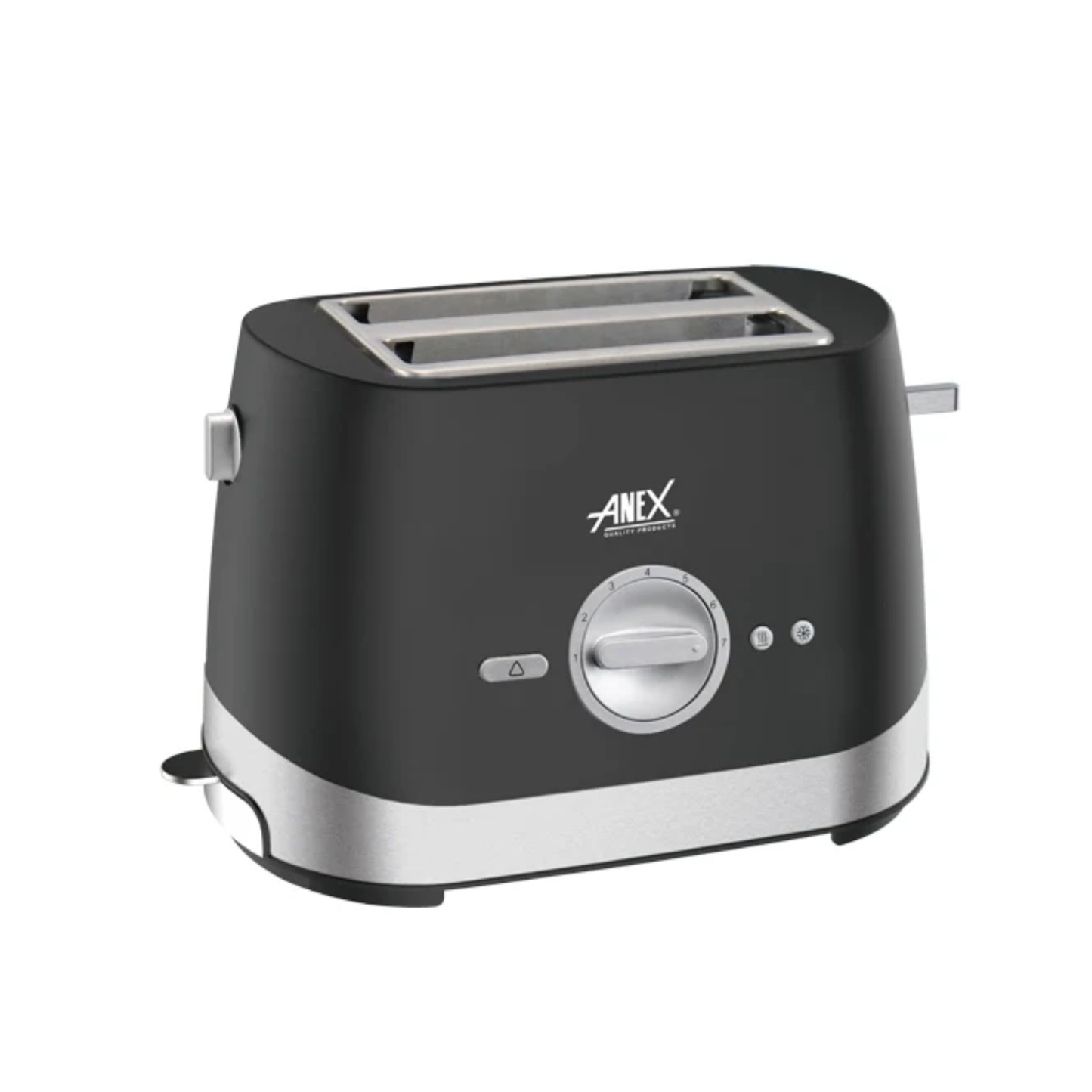 Anex AG-3019 Deluxe 2-Slice Toaster – 870W, Wide Mouth Slot & Electronic Browning Contro