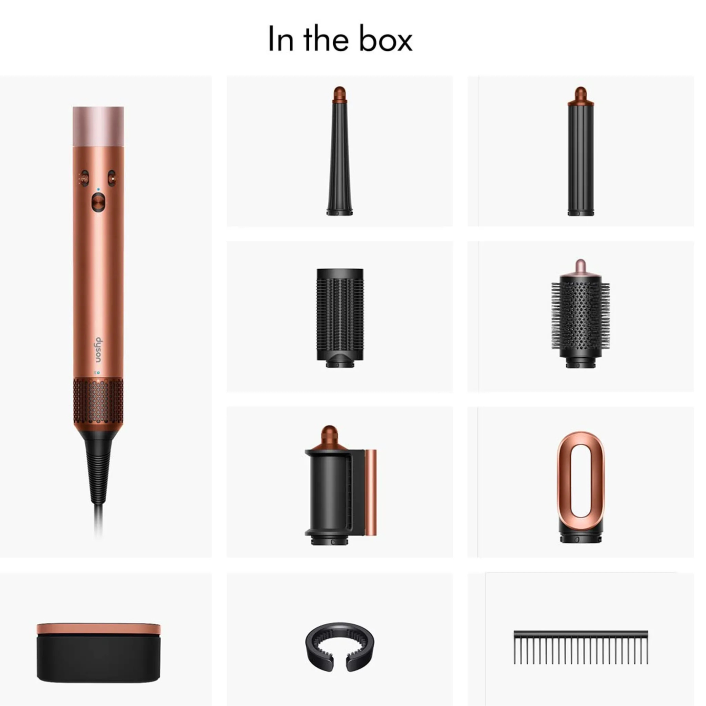 Dyson Airwrap HS.08 Limited Edition Amber Silk Multi-Styler Hair Tool with Curling, Smoothing & Volumizing Technology