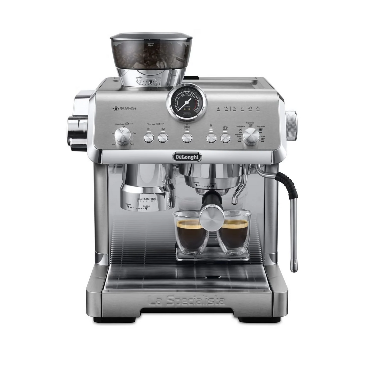 De'Longhi La Specialista Opera EC9555.M – Manual Espresso Machine, 15-Level Grinder, Smart Tamping & Cold Brew