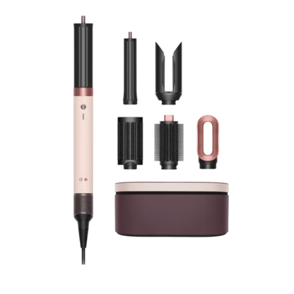 Dyson Airwrap HS09 Multi-Function Styler in Amber Silk, Pink & Jasper Plum with Curling, Smoothing & Volumizing Technology