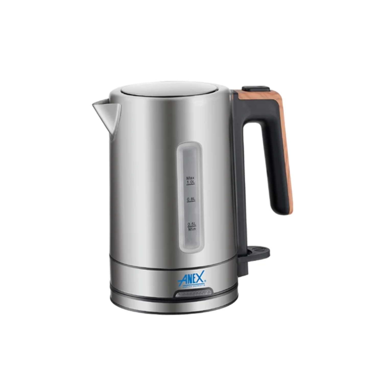 Anex AG-4051 Deluxe Stainless Steel Electric Kettle – 1.0L, 1850–2200W