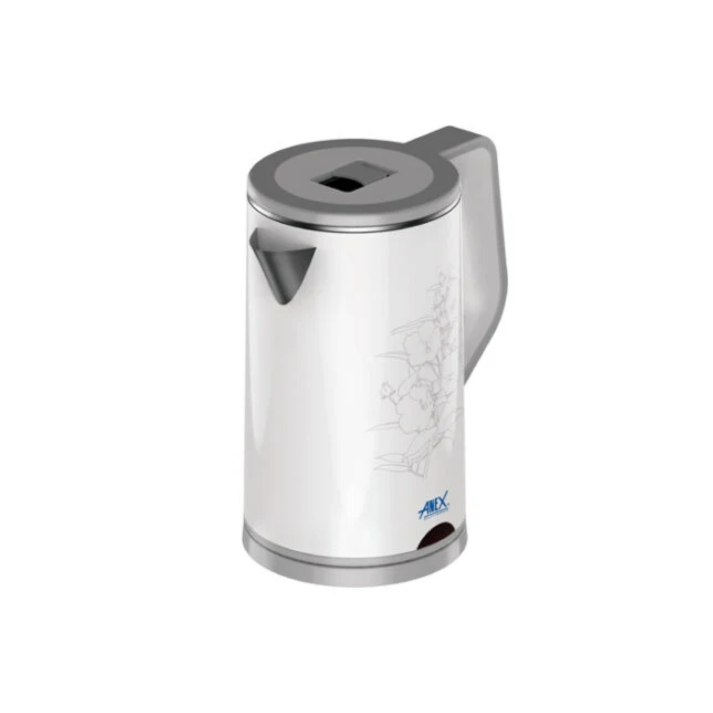 Anex AG-4057 Deluxe Electric Kettle – 1.7L Stainless Steel Inner, Double-Layer Body