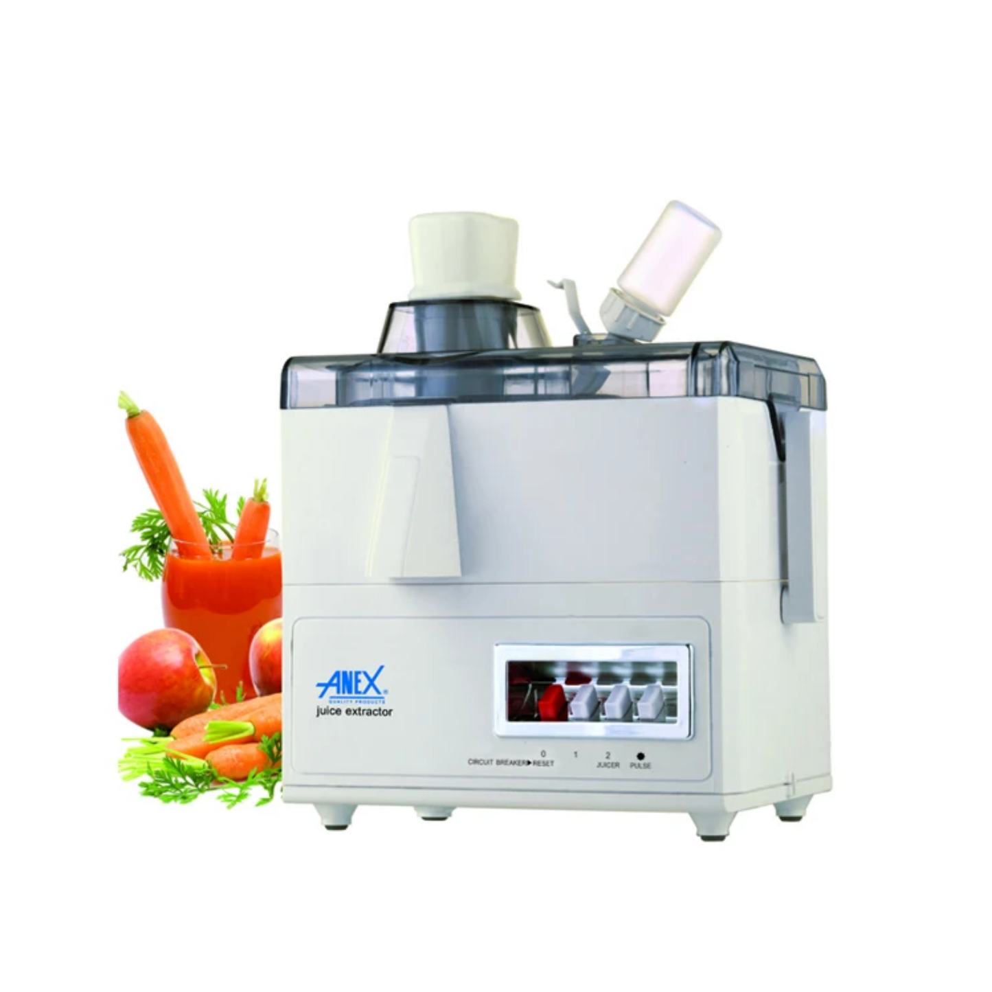 Anex AG-76 Deluxe Juicer – 600W, Large Pulp Container
