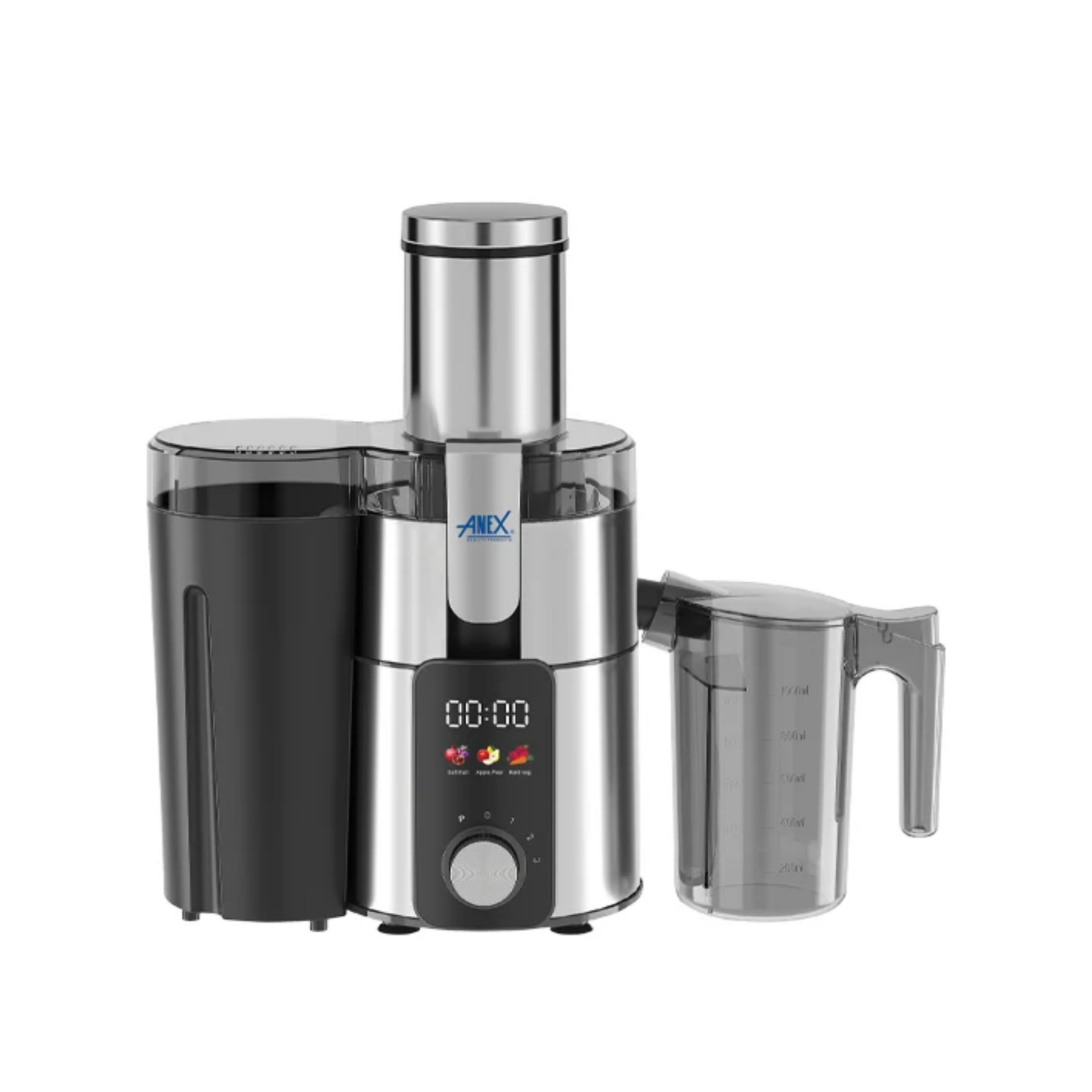 Anex AG-95 Deluxe Digital Juicer – 600W, Stainless Steel