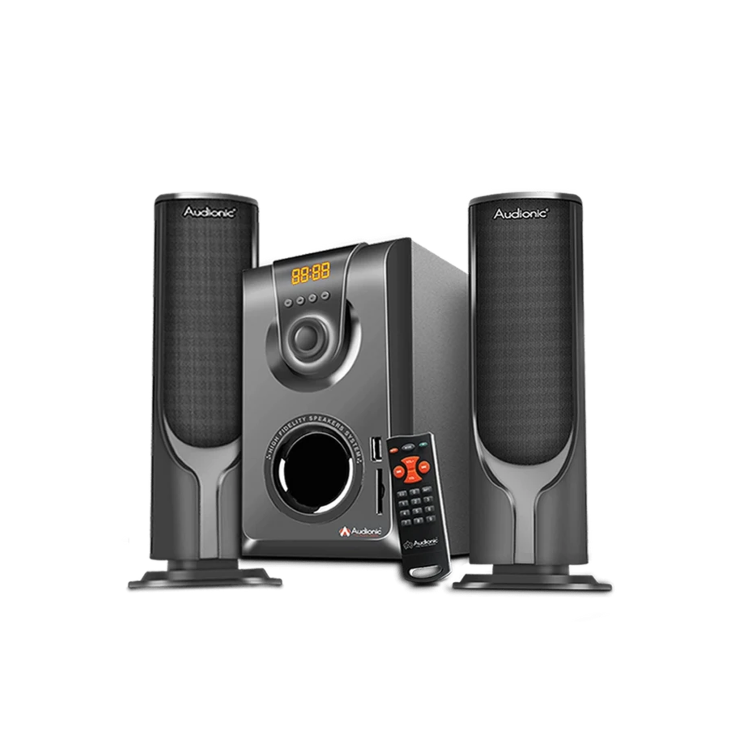 Audionic AD-7000 Plus 2.1 Multimedia Speaker with Bluetooth & AC/DC Support