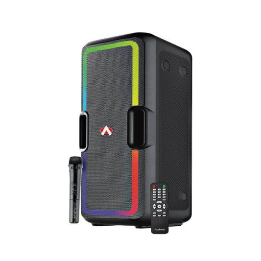 Audionic Hummer H30 Plus Portable Bluetooth Speaker with Wireless Mic & RGB Lights