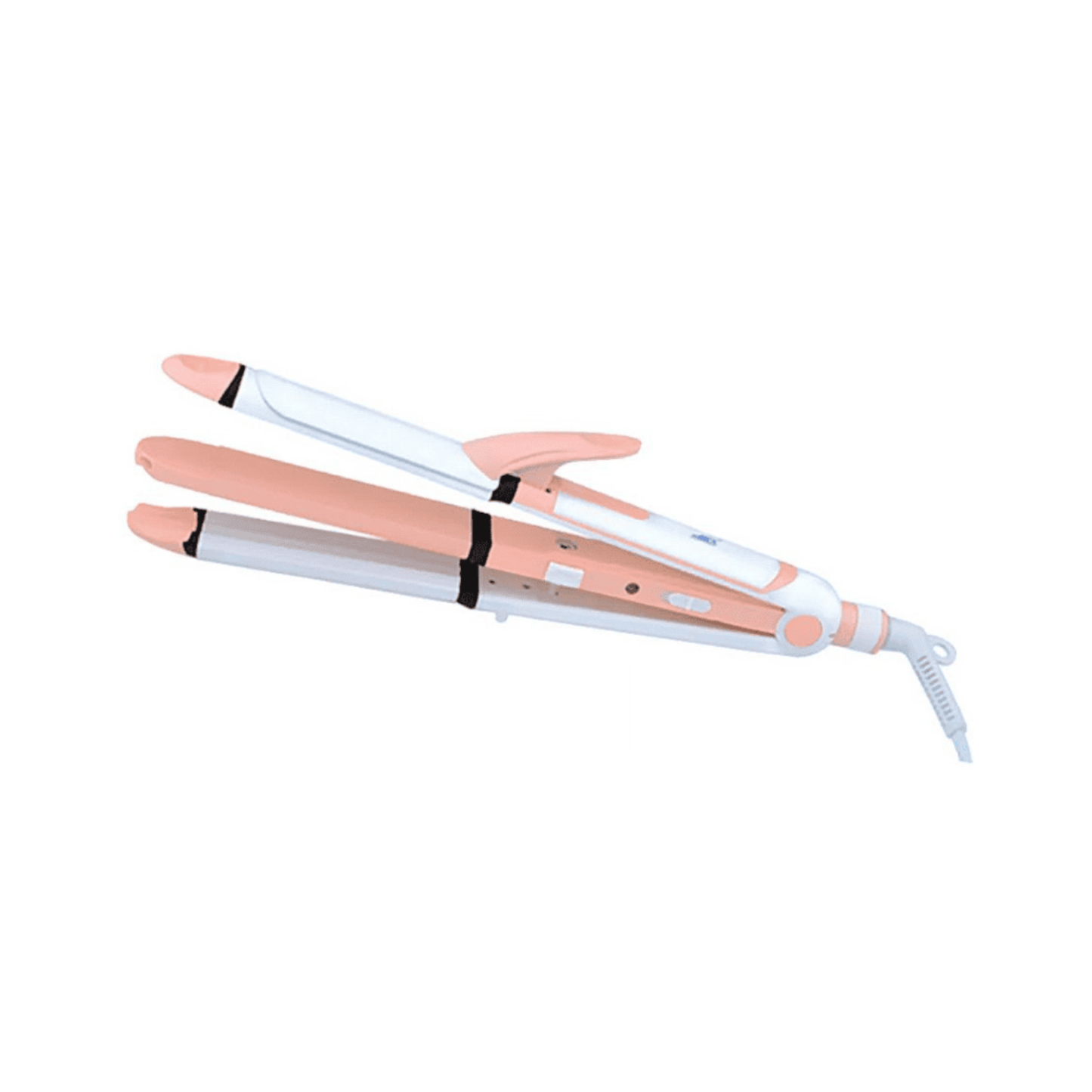 Anex AG-7038 3-in-1 Hair Styler – Straightener, Curler & Crimper