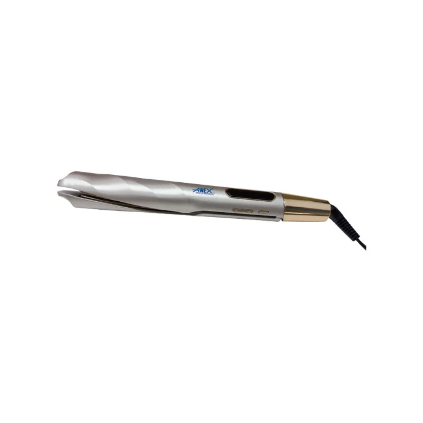 Anex AG-7042 Deluxe Hair Straightener & Curler 50W with Curved Ceramic Plates & LED Temperature Display